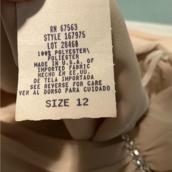 S .L .Fashions chiffon dress - Picture 6 of 6